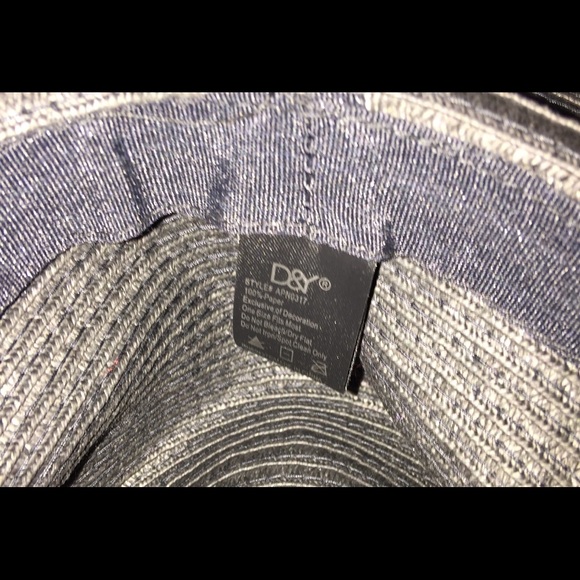 😍D&Y wide brim floppy hat with rope style trim - Picture 4 of 6